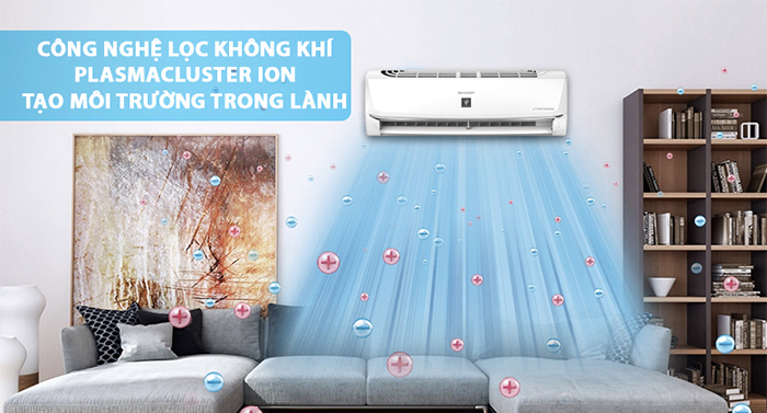 Điều hòa Sharp 1 chiều Inverter AH-XP13WMW 12.000BTU nhập khẩu