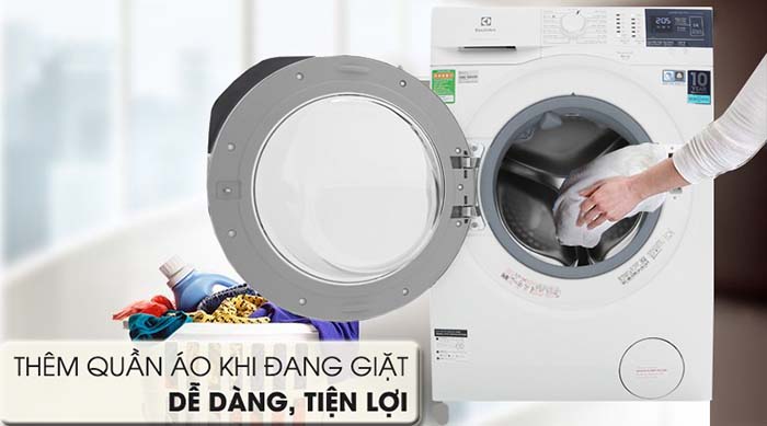 Máy giặt Electrolux Inverter 9kg lồng ngang EWF9024BDWA dễ dàng tiện lợi