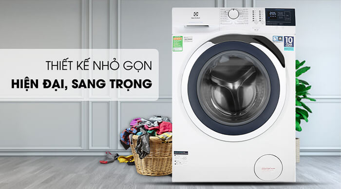 Máy giặt Electrolux 10 kg lồng ngang EWF1024BDWA hiện đại