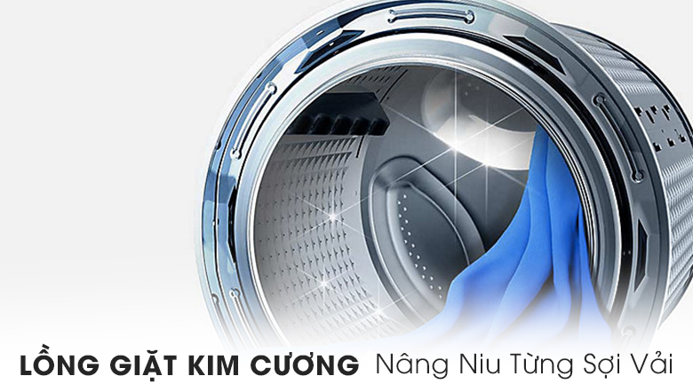 Máy giặt Samsung Inverter 9 kg WW90K54E0UX/SV bền đẹp
