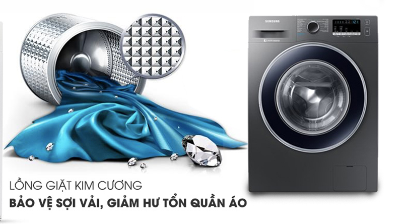Máy giặt Samsung 8,5 Kg lồng ngang Inverter WW85J42G0BX/SV 