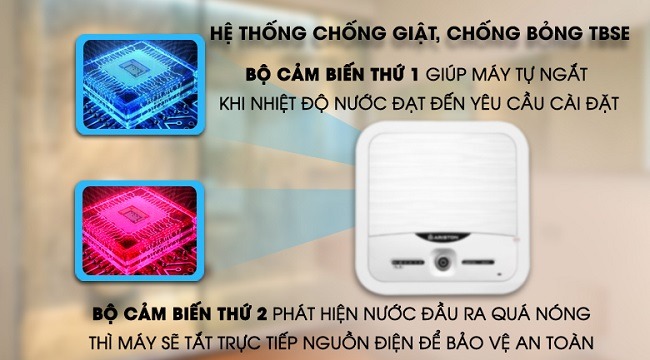 Bình nóng lạnh Ariston AN2 15 LUX 2.5 FE 15 lít