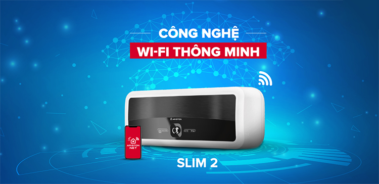 Bình tắm nóng lạnh Ariston 30 Lít SL2 30 LUX WIFI 2.5FE