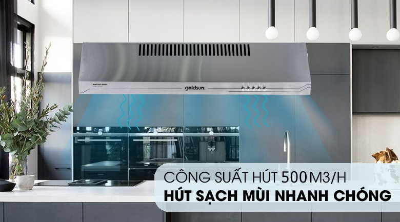 Máy hút mùi Goldsun GS-709I* (Điều khiển cơ)