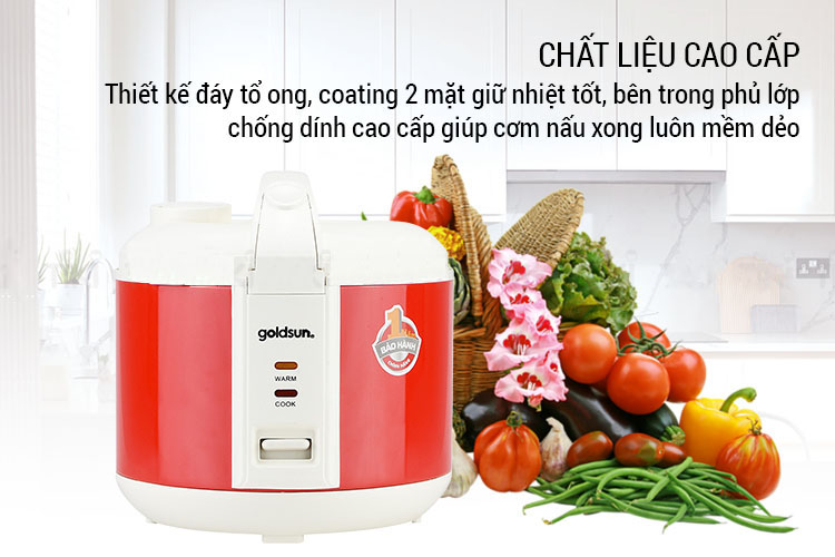 Nồi cơm điện Goldsun CB3202 (1,2 lít)