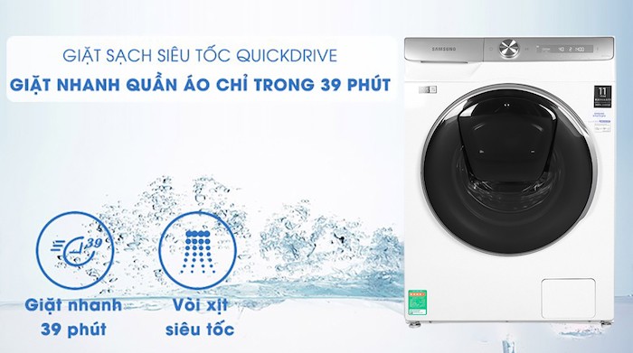 Máy giặt lồng ngang Samsung AI Inverter 9KG WW90TP54DSH/SV