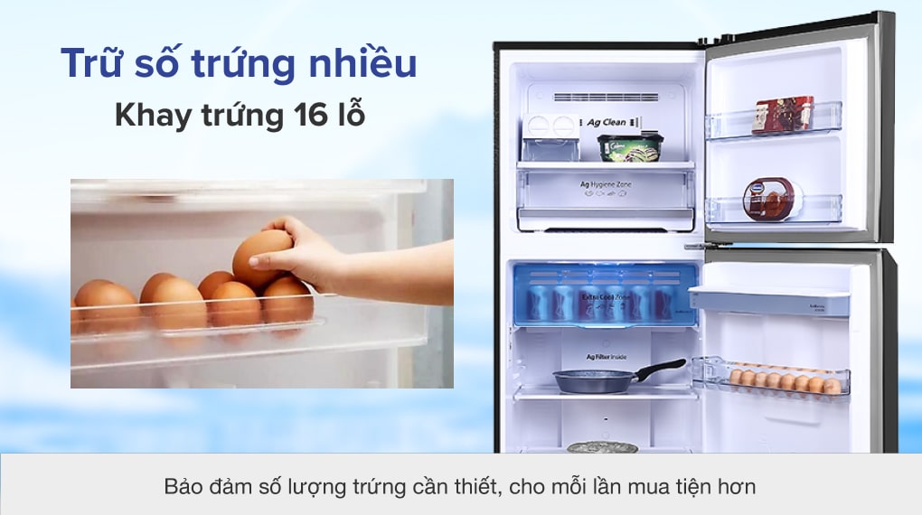 Tủ lạnh Panasonic Inverter 366 lít NR-TL381GPKV - Khay để trứng