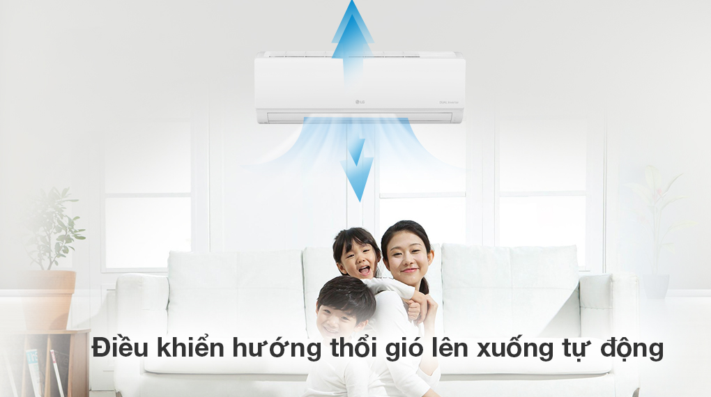 Máy lạnh LG Inverter 1 HP V10WIN - Cơ chế thổi gió