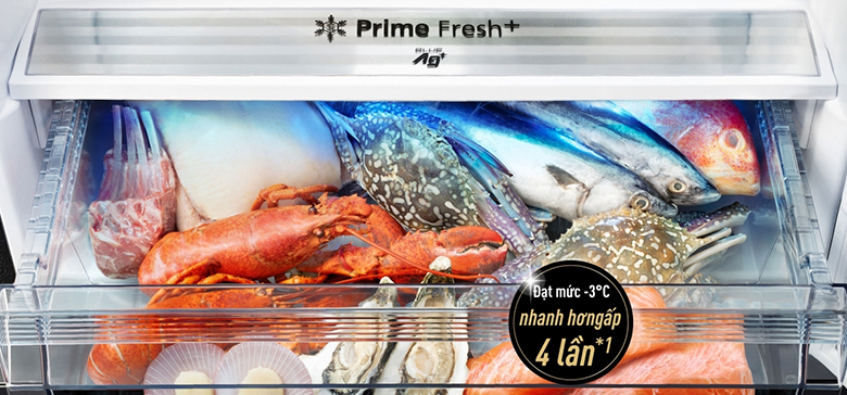 Tủ lạnh Panasonic Inverter 380 lít NR-BX421WGKV ngăn cấp đông mềm prime fresh