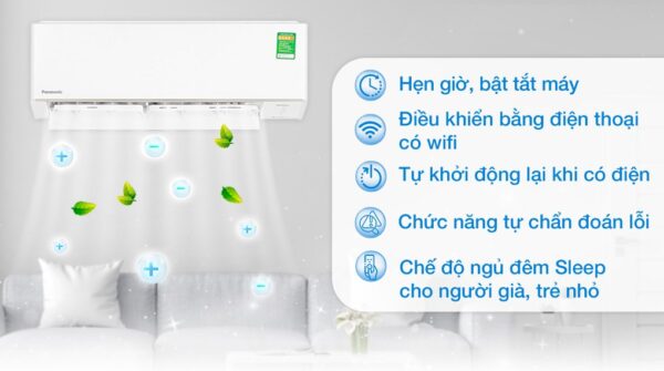 Điều hòa Panasonic 2 chiều Inverter 18.000BTU CS-YZ18AKH-8 - Hình ảnh 9