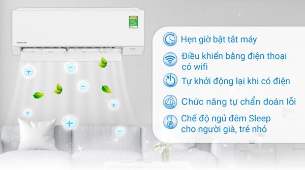 Điều hòa Panasonic Inverter 12000 BTU CU/CS-YZ12AKH-8 - Ảnh 8