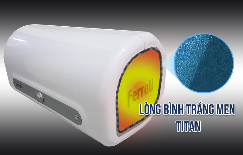 Lớp tráng men titan màu xanh siêu bền