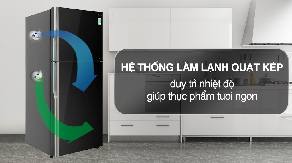 Tủ lạnh Hitachi Inverter 339 lít R-FVX450PGV9 GBK - Công nghệ làm lạnh