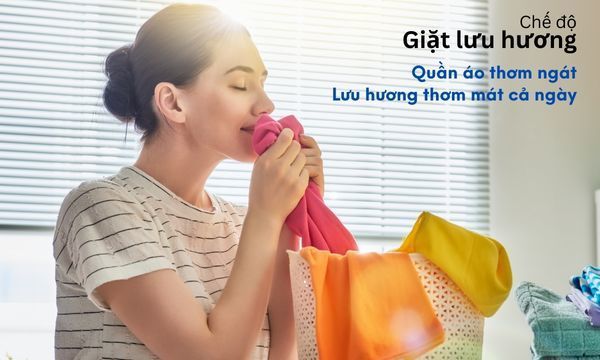 Máy giặt Panasonic Inverter 10.5 kg NA-FD105W3BV - Chế độ giặt lưu hương