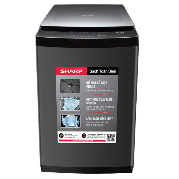 Máy giặt Sharp 9Kg ES-Y90HV-S