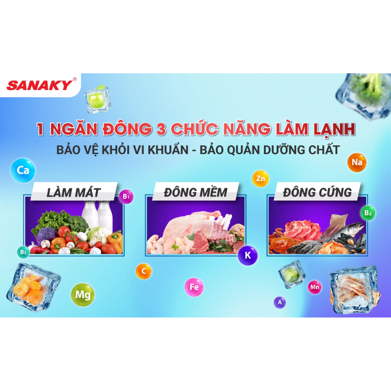 3 Chức năng lạnh Sanaky VH-6699HY4K