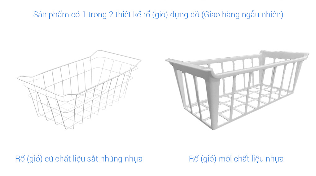 Tủ đông Sanaky 270 lít TD.VH3699A2KD - Giỏ đựng đồ