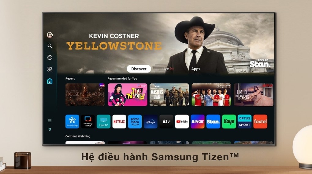 Smart Tivi QLED Samsung 4K 75 inch QA75Q60D - Hệ điều hành