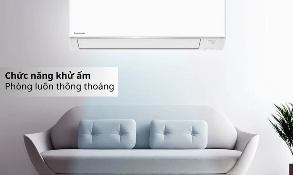 Máy lạnh Panasonic Inverter 1 HP CU/CS-YZ9AKH-8 Chức năng khử ẩm, phòng luôn thông thoáng