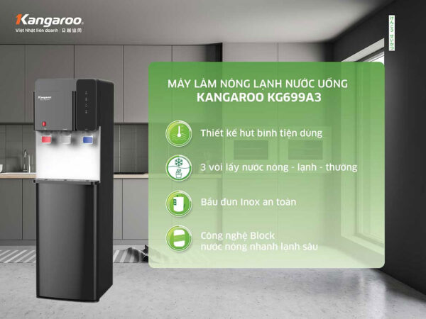 Cây nước nóng lạnh Kangaroo KG699A3 - Ảnh 6