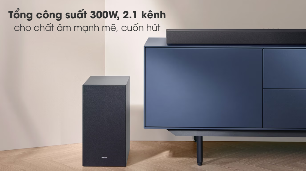 Bộ loa thanh Samsung HW-C450/XV 300W - Công suất Bộ loa thanh Samsung HW-C450/XV 300W - Công suất