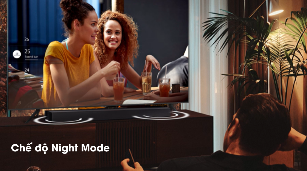 Bộ loa thanh Samsung HW-C450/XV 300W - Chế độ Night Mode Bộ loa thanh Samsung HW-C450/XV 300W - Chế độ Night Mode