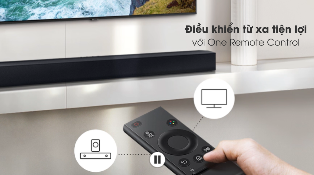 Bộ loa thanh Samsung HW-C450/XV 300W - Điều khiển Bộ loa thanh Samsung HW-C450/XV 300W - Điều khiển