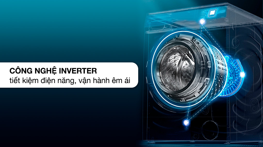Máy giặt LG AI DD Inverter 10 kg FV1410S4M1 - Công nghệ Inverter Máy giặt LG AI DD Inverter 10 kg FV1410S4M1 - Công nghệ Inverter