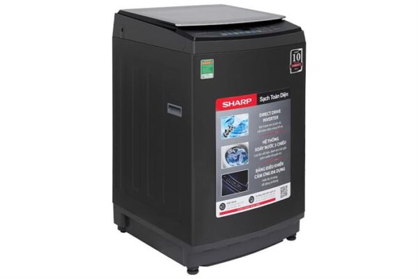 Máy giặt Sharp Inverter 13 kg ES-TM130CD-DS Mẫu mới - Hình ảnh 3