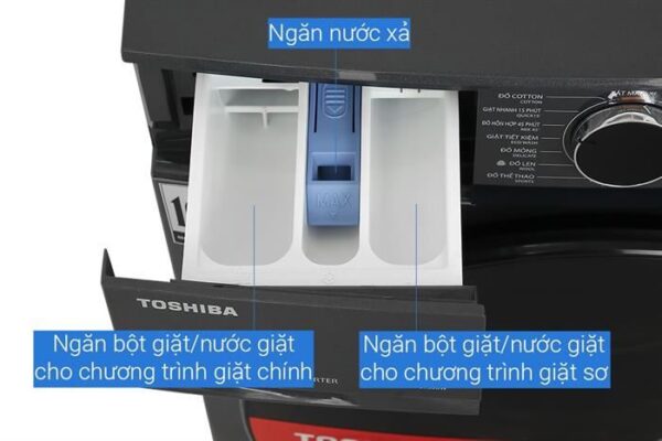 Máy giặt Toshiba Inverter 13 kg TW-T21BU140UWV(MG) Mẫu mới - Ảnh 5