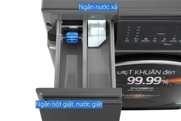 Máy giặt Panasonic Inverter giặt 10.5 kg - sấy tiện ích 2 kg NA-V105FC1LV - Hình ảnh 4