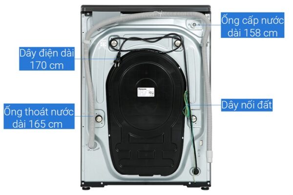 Máy giặt Panasonic Inverter giặt 10.5 kg - sấy tiện ích 2 kg NA-V105FC1LV - Hình ảnh 8
