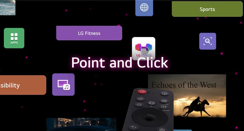 Tivi LG 50UA7350 - AI Magic Remote giúp hoàn thiện trải nghiệm AI