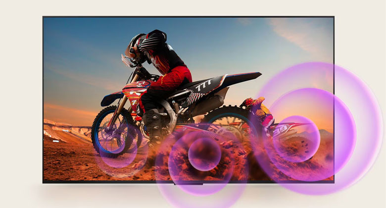 Tivi LG 50 inch - Bộ tăng cường âm thanh động được hỗ trợ bởi Bộ xử lý AI