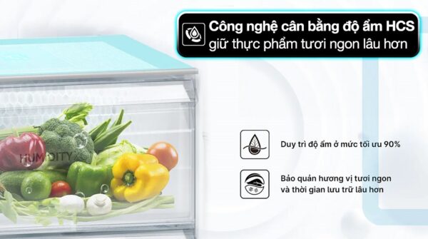 Tủ lạnh Aqua Inverter 469 lít Multi Door AQR-M536XA(GB) - Ảnh 7
