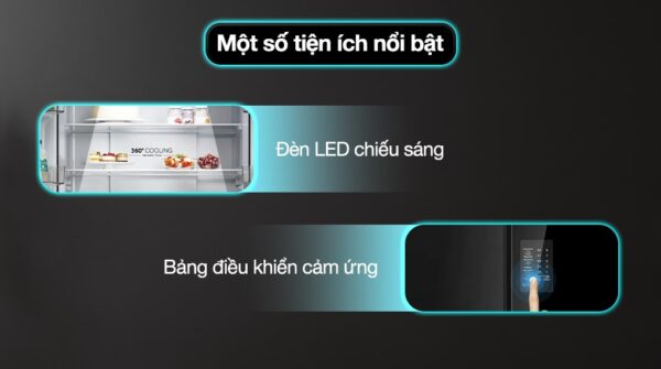 Tủ lạnh Aqua Inverter 469 lít Multi Door AQR-M536XA(GB) - Ảnh 17