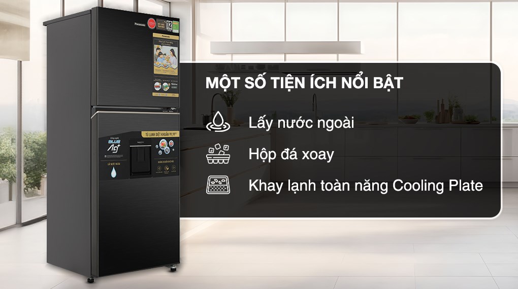 Tủ lạnh Panasonic Inverter 326 lít NR-TL351GVKV - Ảnh 8