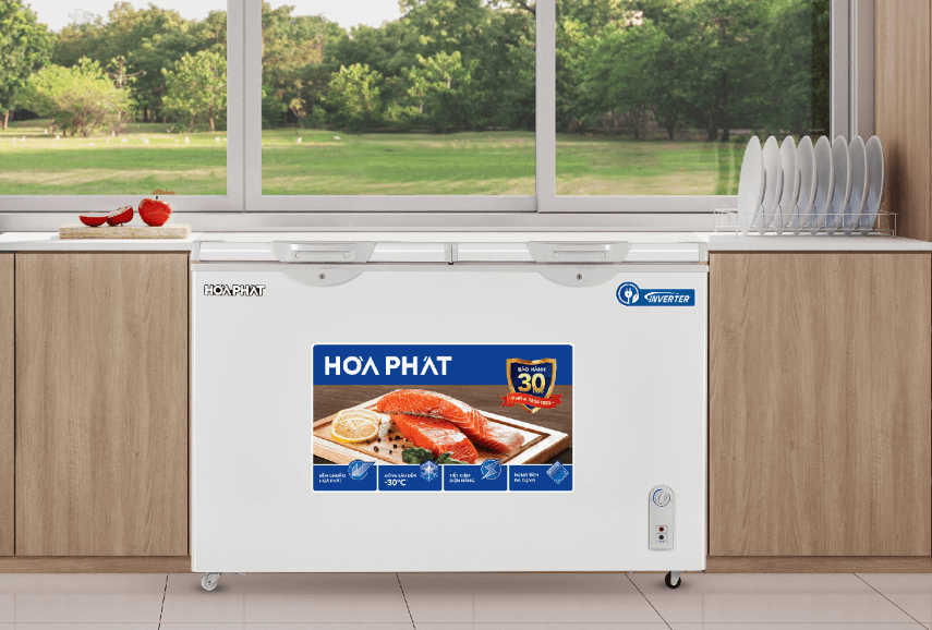 Tủ đông Hòa Phát Inverter 271 lít HPF BD8271 sở hữu thiết kế gọn gàng Tủ đông Hòa Phát Inverter 271 lít HPF BD8271 sở hữu thiết kế gọn gàng