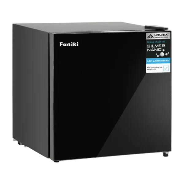 Tủ lạnh Funiki 46 lít HR S646GB mặt kính đen - Ảnh 2