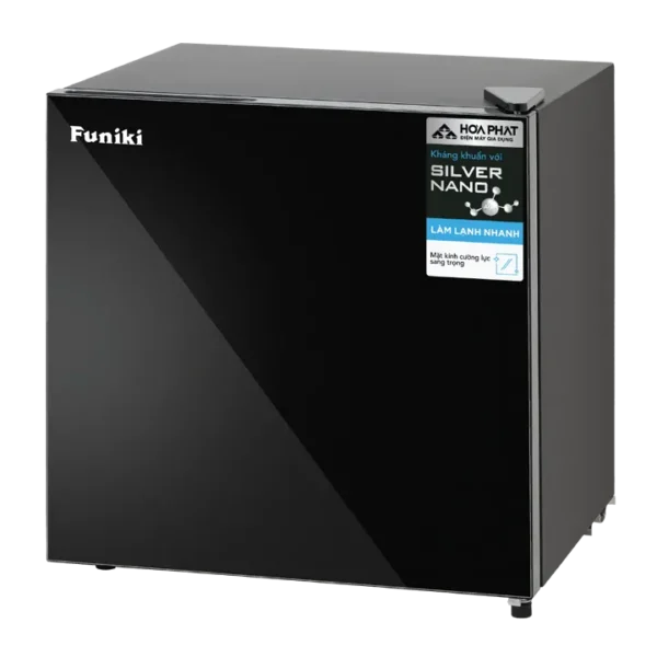 Tủ lạnh Funiki 46 lít HR S646GB mặt kính đen - Ảnh 4