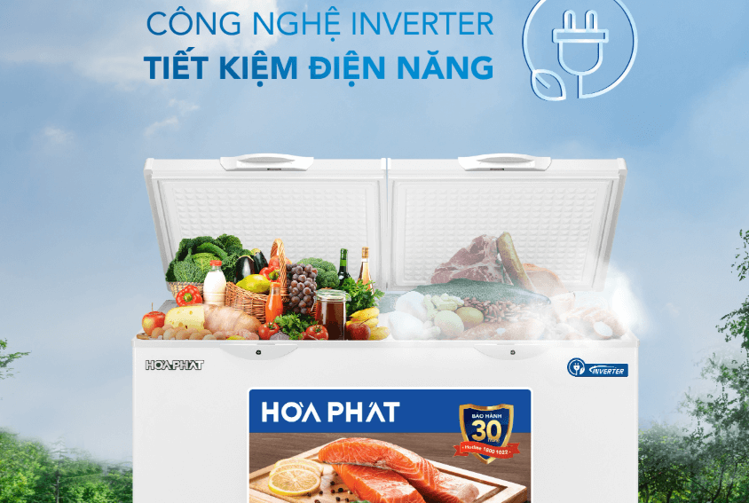 Tủ đông Hòa Phát 271 lít HPF BD8271 được ứng dụng công nghệ Inverter hiện đại Tủ đông Hòa Phát 271 lít HPF BD8271 được ứng dụng công nghệ Inverter hiện đại