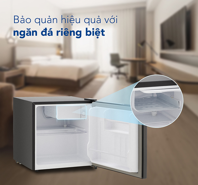 Tủ lạnh Funiki 46 lít HR S646GB có ngăn đá 