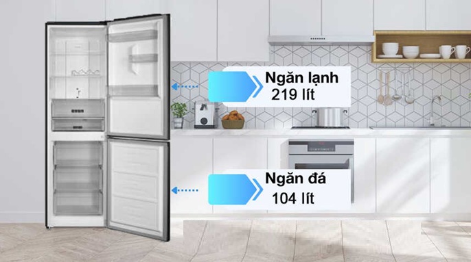 Tủ lạnh Sharp SJ-BF330V-DG model 2025 rất đáng sở hữu