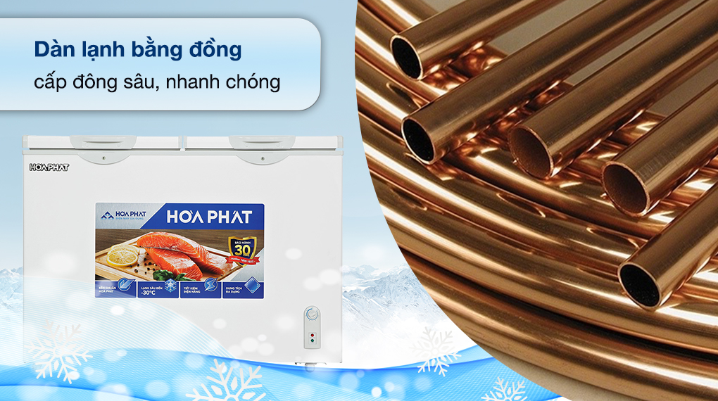 Tủ đông Hòa Phát 245 Lít HPF BD6245 - Dàn lạnh Tủ đông Hòa Phát 245 Lít HPF BD6245 - Dàn lạnh