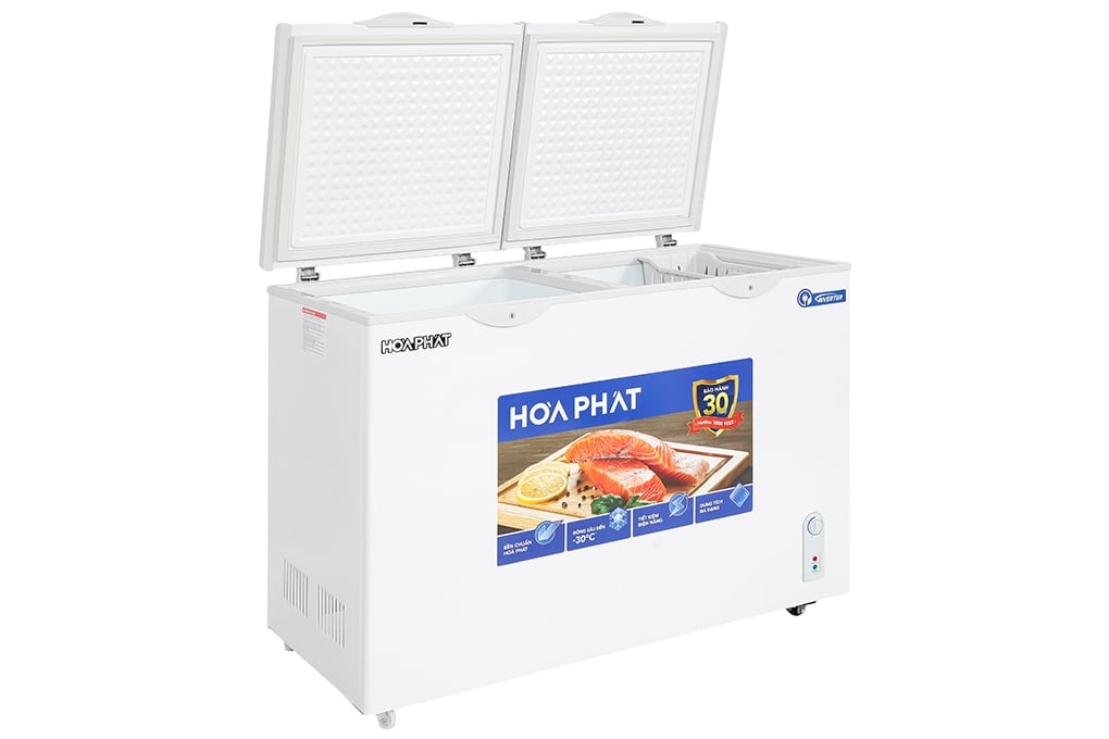 Mỗi ngăn của tủ đông Hòa Phát HPF BD8271 được thiết kế một cánh đóng mở riêng biệt Mỗi ngăn của tủ đông Hòa Phát HPF BD8271 được thiết kế một cánh đóng mở riêng biệt