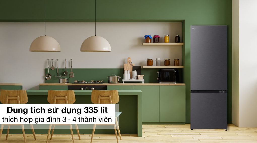 Tủ lạnh LG Inverter 335 lít LBB33BLM - Tổng quan thiết kế Tủ lạnh LG Inverter 335 lít LBB33BLM - Tổng quan thiết kế