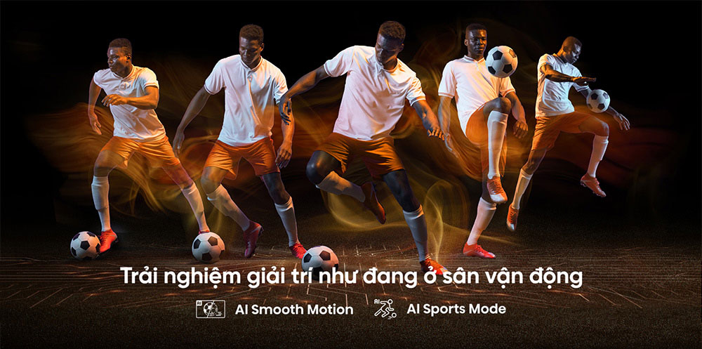 Công nghệ AI Smooth Motion, MEMC giúp chuyển cảnh không bị nhòe Smart Tivi Hisense