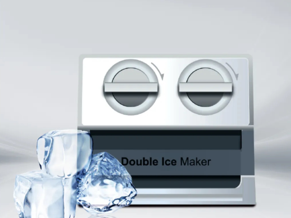 Tủ lạnh có khay đá xoay di động