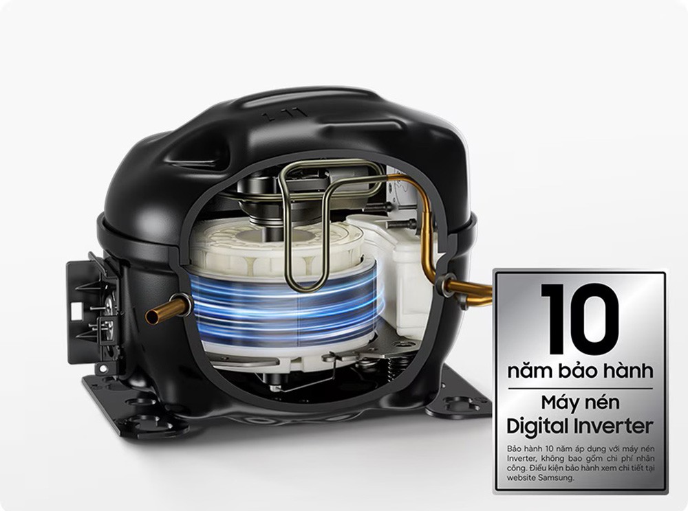 Tủ Lạnh Samsung Inverter RS70F65Q3FSV bền bỉ, hoạt động ổn định và tiết kiệm năng lượng