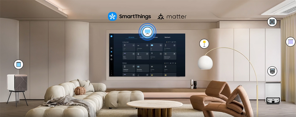 Ứng dụng SmartThings Tivi Samsung 4K 50 Inch UA50U8000F